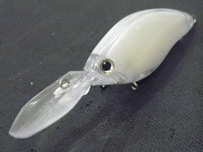wLure 10 Blank Unpainted Deep Diver Crankbait Fishing Lures with Free Eyes UPC739 - Image 2